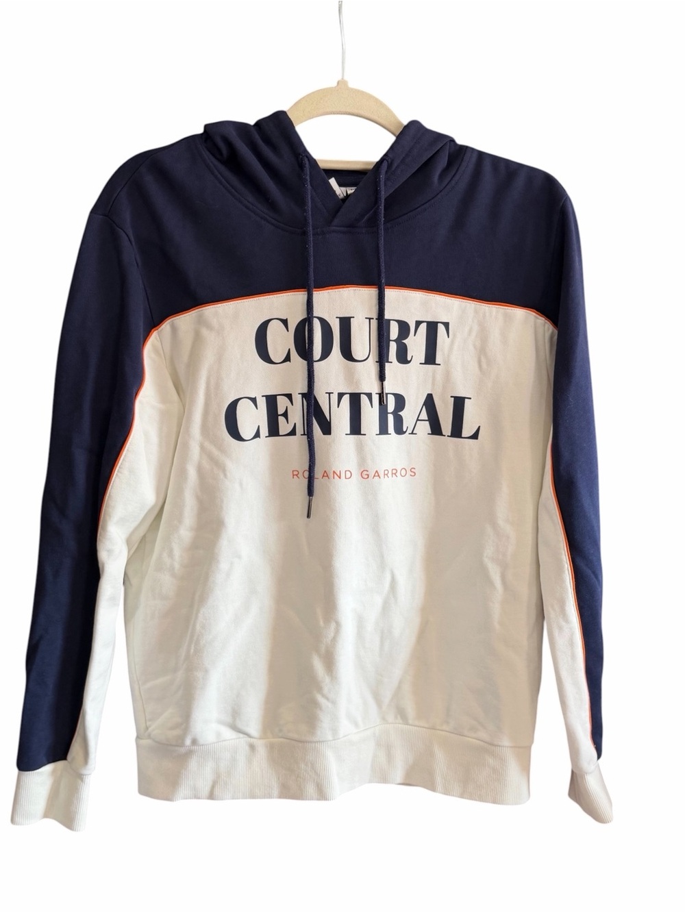 ROLAND GARROS Paris Colorblock Hoodie Court Central French Open Tennis M